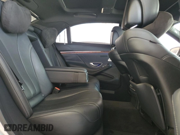 2015 Mercedes-Benz S 550 with VIN WDDUG8CB9FA157513, listed as a Copart auction lot 55181955 with 61,477 mi miles and Salvage Title. Bid and sale history available at carsss.com. Image 10.