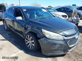 2015 Chevrolet Malibu LT with VIN 1G11C5SL0FF129841, listed as a IAAI auction lot 41746467 with 170,303 mi miles. Bid and sale history available at carsss.com. Image 1.