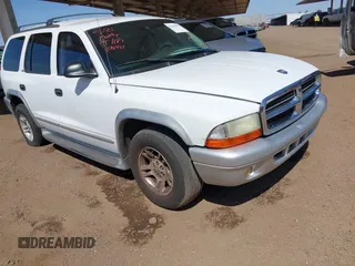 2002 Dodge Durango with VIN 1B4HR58N02F100442, listed as a IAAI auction lot 42339663 with 173,248 mi miles and . Bid and sale history available at DreamBid. Image 1.