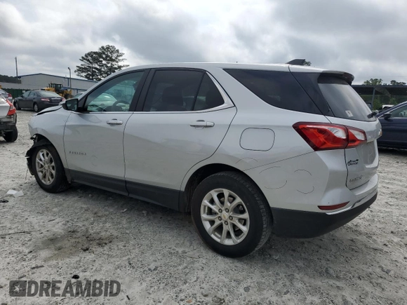 2021 Chevrolet Equinox LT with VIN 2GNAXKEV7M6161594, listed as a Copart auction lot 54564075 with 107,804 mi miles and Salvage Title. Bid and sale history available at DreamBid. Image 2.