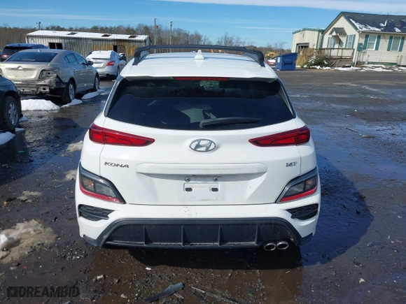2022 Hyundai Kona N Line with VIN KM8K33A36NU802462, listed as a IAAI auction lot 41566552 with 35,522 mi miles. Bid and sale history available at carsss.com. Image 17.