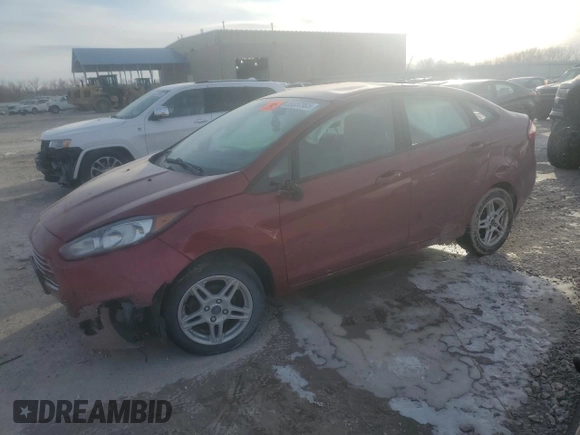 2017 Ford Fiesta SE with VIN 3FADP4BJ4HM125852, listed as a Copart auction lot 89337965 with 134,428 mi miles and Salvage Title. Bid and sale history available at DreamBid. Image 1.