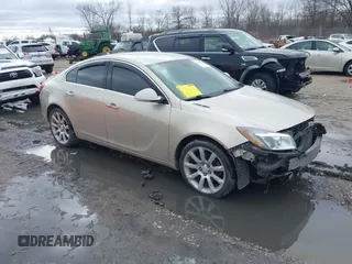 2013 Buick Regal Turbo Premium 3 with VIN 2G4GU5GVXD9137519, listed as a IAAI auction lot 41923476 with 148,310 mi miles and . Bid and sale history available at DreamBid. Image 1.