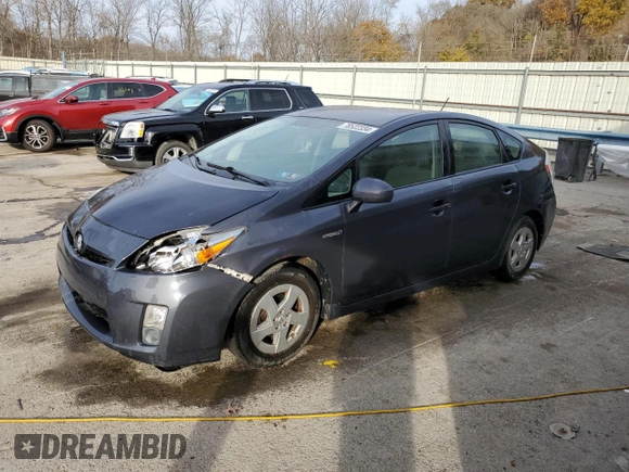 2011 Toyota Prius I with VIN JTDKN3DU5B0279473, listed as a Copart auction lot 78522334 with 261,478 mi miles and Salvage Title. Bid and sale history available at DreamBid. Image 1.