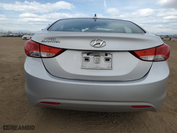 2012 Hyundai Elantra GLS with VIN KMHDH4AE1CU406146, listed as a Copart auction lot 50930485 with 164,825 mi miles and Clean Title. Bid and sale history available at carsss.com. Image 6.