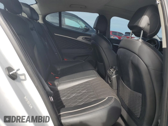 2019 Genesis G70 3.3T Advanced with VIN KMTG34LE4KU030796, listed as a Copart auction lot 71673144 with 100,932 mi miles and Salvage Title. Bid and sale history available at carsss.com. Image 10.