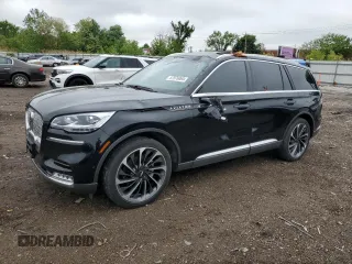 2021 Lincoln Aviator Reserve с VIN 5LM5J7XCXMGL13994, выставлен на аукционе Copart как лот 57976065 с пробегом 36 063 миль миль и Списание • Salvage title. История ставок и продаж доступна на DreamBid. Изображение 1.