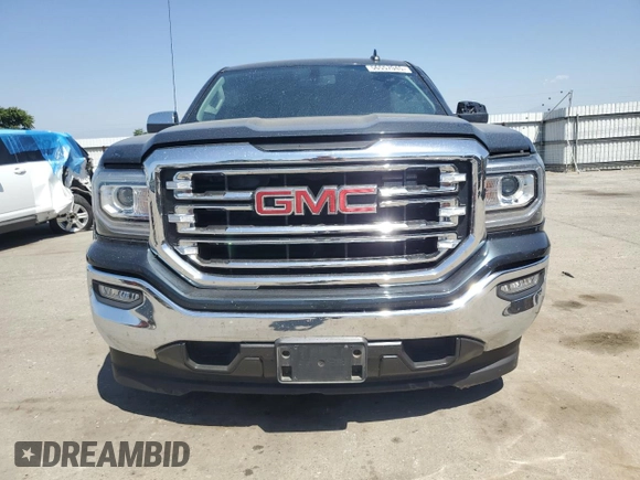 2018 GMC Sierra 1500 SLT with VIN 3GTP1NEC3JG502378, listed as a Copart auction lot 56557045 with 56,482 mi miles and Salvage title. Bid and sale history available at DreamBid. Image 5.