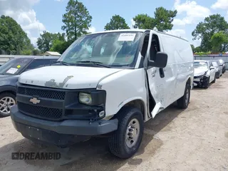 2012 Chevrolet Express Cargo with VIN 1GCZGTCA0C1143764, listed as a IAAI auction lot 42441193 with 155,045 mi miles and . Bid and sale history available at DreamBid. Image 2.