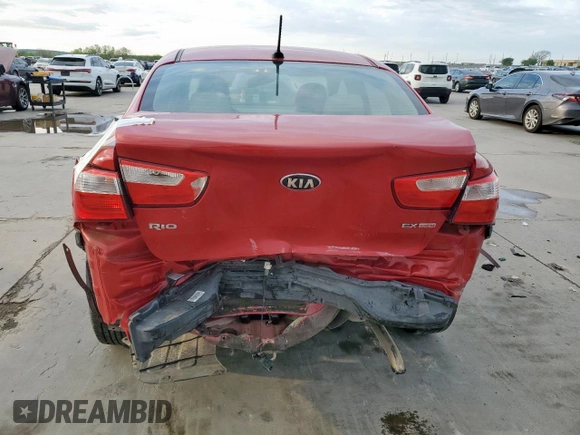 2017 Kia Rio EX with VIN KNADN4A30H6058618, listed as a Copart auction lot 49599575 with 97,654 mi miles and Salvage Title. Bid and sale history available at carsss.com. Image 6.