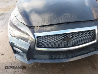 2017 Infiniti Q50 Red Sport 400 with VIN JN1FV7AR1HM871708, listed as a IAAI auction lot 41426763 with 92,582 mi miles. Bid and sale history available at carsss.com. Image 17.