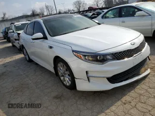 2016 Kia Optima EX with VIN 5XXGU4L3XGG045360, listed as a Copart auction lot 43960994 with 118,218 mi miles and Salvage Title. Bid and sale history available at carsss.com. Image 4.