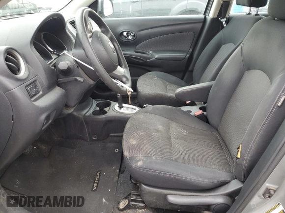 2014 Nissan Versa SV with VIN 3N1CN7AP6EL856922, listed as a Copart auction lot 52895285 with 78,135 mi miles and Salvage Title. Bid and sale history available at carsss.com. Image 7.