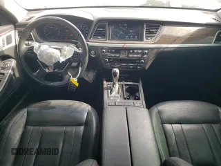2017 Genesis G80 3.8L with VIN KMHGN4JE8HU172472, listed as a Copart auction lot 70010094 with 104,234 mi miles and Salvage Title. Bid and sale history available at carsss.com. Image 8.