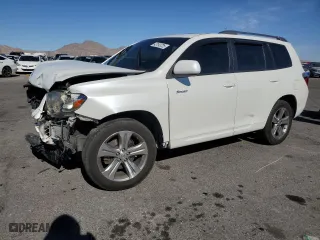 2009 Toyota Highlander Sport with VIN JTEDS43AX92090522, listed as a Copart auction lot 43193725 with 137,300 mi miles and Salvage Title. Bid and sale history available at carsss.com. Image 1.