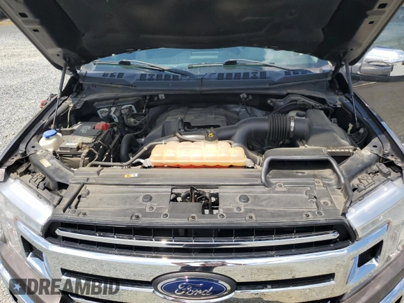 2018 Ford F-150 XL with VIN 1FTEW1EP1JFD62482, listed as a Copart auction lot 56378635 with 56,017 mi miles and Salvage title. Bid and sale history available at DreamBid. Image 11.
