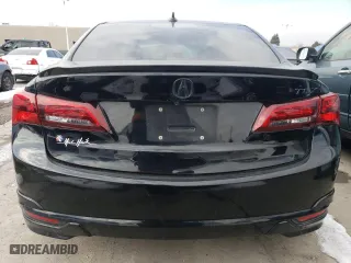 2016 Acura TLX Tech with VIN 19UUB1F54GA011870, listed as a Copart auction lot 45208125 with 63,311 mi miles and Salvage Title. Bid and sale history available at carsss.com. Image 6.