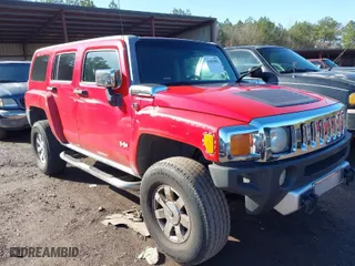 2008 Hummer H3 with VIN 5GTEN13E688123408, listed as a IAAI auction lot 41463058 with NaN miles. Bid and sale history available at carsss.com. Image 1.
