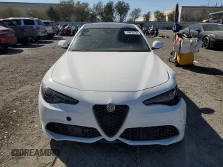 2023 Alfa Romeo Giulia with VIN ZARFAMAN9P7667245, listed as a Copart auction lot 49924525 with 4,799 mi miles and Salvage title. Bid and sale history available at DreamBid. Image 5.