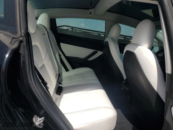 2019 Tesla Model 3 Long Range with VIN 5YJ3E1EB8KF391286, listed as a Copart auction lot 52175035 with 25,384 mi miles and Salvage Title. Bid and sale history available at carsss.com. Image 10.