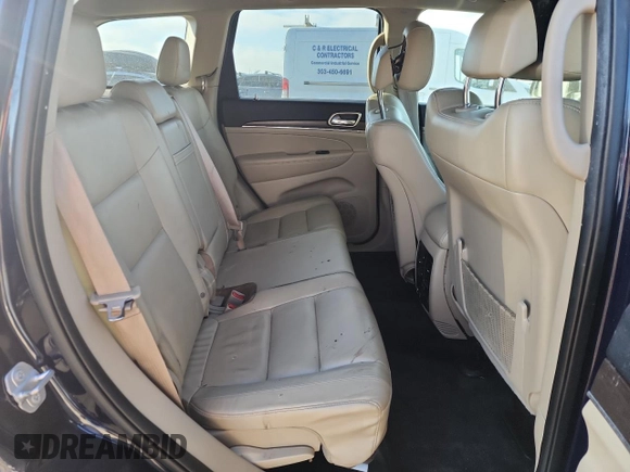 2017 Jeep Grand Cherokee Limited z VIN 1C4RJFBG7HC645496, wystawiony jako Copart lot #48703545 z przebiegiem 112 568 mil mil oraz Szkoda całkowita • Salvage title. Historia ofert i sprzedaży dostępna na DreamBid. Obrazek 11.