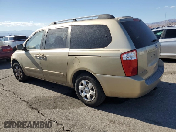 2008 Kia Sedona EX with VIN KNDMB233286219063, listed as a Copart auction lot 73514184 with 153,044 mi miles and Clean Title. Bid and sale history available at carsss.com. Image 2.