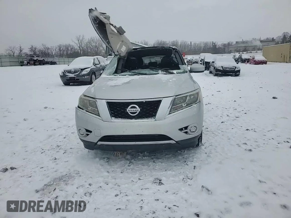 2013 Nissan Pathfinder S with VIN 5N1AR2MM3DC683721, listed as a Copart auction lot 46136365 with 192,177 mi miles and Salvage Title. Bid and sale history available at carsss.com. Image 12.