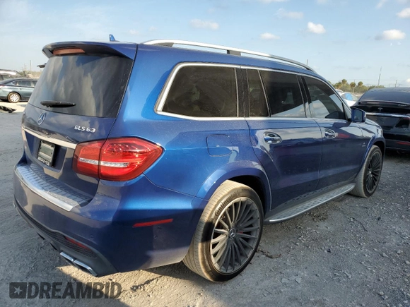 2017 Mercedes-Benz GLS with VIN 4JGDF7FE4HA879239, listed as a Copart auction lot 52265583 with 61,247 mi miles. Bid and sale history available at carsss.com. Image 3.