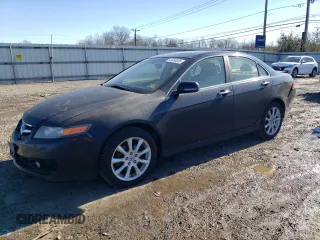 2006 Acura TSX with VIN JH4CL96856C034883, listed as a Copart auction lot 45454835 with 106,262 mi miles and Salvage Title. Bid and sale history available at carsss.com. Image 1.