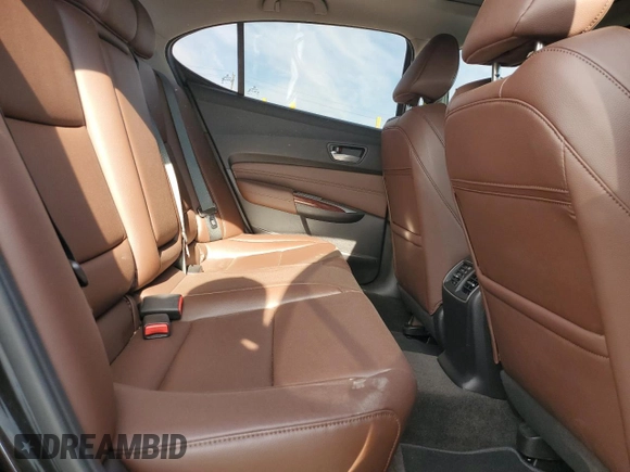 2015 Acura TLX V6 with VIN 19UUB2F32FA009747, listed as a Copart auction lot 55556435 with 83,592 mi miles and Salvage title. Bid and sale history available at DreamBid. Image 10.