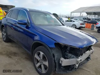 2018 Mercedes-Benz GLC with VIN WDC0G4JB2JV040730, listed as a IAAI auction lot 41709352 with 58,790 mi miles. Bid and sale history available at carsss.com. Image 1.