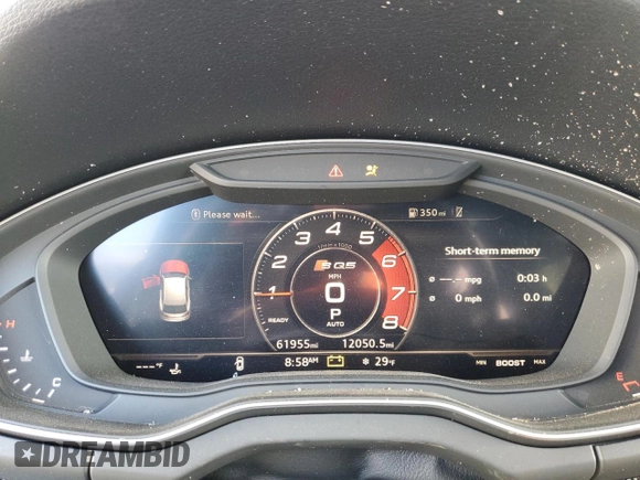 2019 Audi SQ5 Premium Plus with VIN WA1B4AFY2K2005606, listed as a Copart auction lot 51994665 with 61,955 mi miles and Clean Title. Bid and sale history available at DreamBid. Image 9.