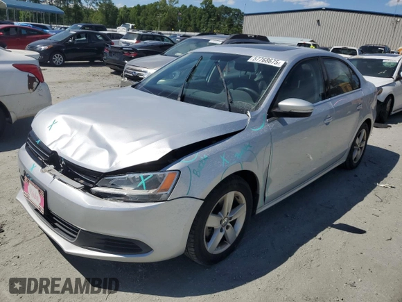 2014 Volkswagen Jetta TDI w/Premium with VIN 3VWLL7AJ9EM313537, listed as a Copart auction lot 57768675 with 170,671 mi miles and Salvage title. Bid and sale history available at DreamBid. Image 1.