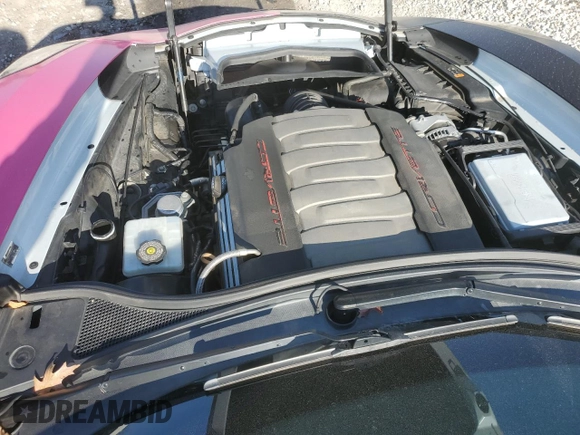 2019 Chevrolet Corvette 2LT with VIN 1G1YD2D71K5116381, listed as a Copart auction lot 82898874 with 72,045 mi miles and Salvage Title. Bid and sale history available at carsss.com. Image 12.