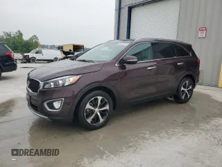 2016 Kia Sorento EX with VIN 5XYPH4A5XGG068691, listed as a Copart auction lot 60444925 with 163,390 mi miles and Salvage title. Bid and sale history available at DreamBid. Image 1.