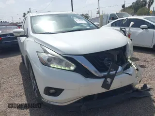 2016 Nissan Murano S with VIN 5N1AZ2MG2GN120050, listed as a IAAI auction lot 41743948 with 159,542 mi miles and . Bid and sale history available at carsss.com. Image 1.
