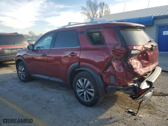 2024 Nissan Pathfinder SL with VIN 5N1DR3CC2RC205762, listed as a Copart auction lot 83455004 with 13,792 mi miles and Salvage Title. Bid and sale history available at carsss.com. Image 2.