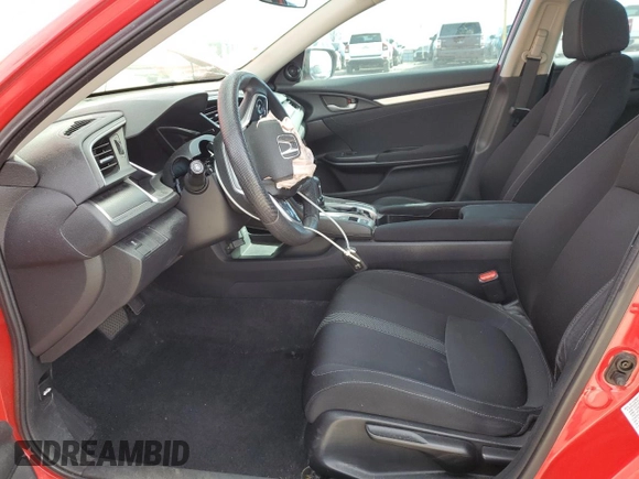 2018 Honda Civic EX with VIN 2HGFC2F78JH523816, listed as a Copart auction lot 49461835 with 158,061 mi miles and Salvage Title. Bid and sale history available at DreamBid. Image 7.