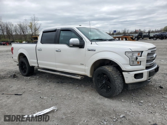 2017 Ford F-150 XL with VIN 1FTFW1EG7HFC64393, listed as a Copart auction lot 51105275 with 96,816 mi miles and Salvage Title. Bid and sale history available at carsss.com. Image 4.