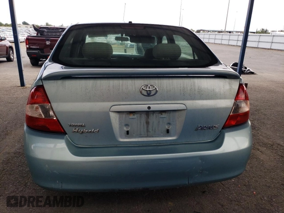 2003 Toyota Prius z VIN JT2BK18U130088117, wystawiony jako Copart lot #57264675 z przebiegiem 185 926 mil mil oraz Szkoda całkowita • Salvage title. Historia ofert i sprzedaży dostępna na DreamBid. Obrazek 6.