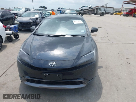 2024 Toyota Prius LE with VIN JTDACAAU7R3040428, listed as a IAAI auction lot 42123897 with 2,572 mi miles. Bid and sale history available at carsss.com. Image 12.