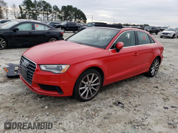 2015 Audi A3 2.0T Premium Plus with VIN WAUEFGFF8F1014530, listed as a Copart auction lot 72834422 with 133,057 mi miles. Bid and sale history available at carsss.com. Image 1.