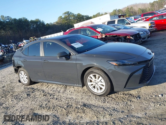 2025 Toyota Camry LE with VIN 4T1DAACK6SU013957, listed as a IAAI auction lot 41500800 with 31,414 mi miles and . Bid and sale history available at DreamBid. Image 12.