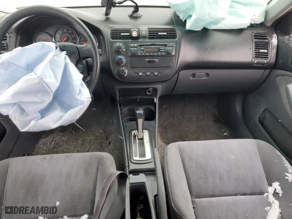 2003 Honda Civic EX with VIN 2HGES26703H545536, listed as a Copart auction lot 46109545 with 116,288 mi miles and Salvage Title. Bid and sale history available at carsss.com. Image 8.