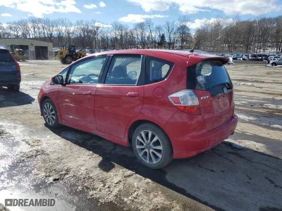 2013 Honda Fit Sport with VIN JHMGE8H59DC041437, listed as a Copart auction lot 45344495 with 128,589 mi miles and Salvage Title. Bid and sale history available at carsss.com. Image 2.