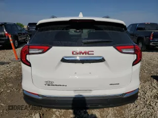 2024 GMC Terrain SLT with VIN 3GKALVEG3RL243515, listed as a Copart auction lot 60231975 with 4,616 mi miles and Salvage title. Bid and sale history available at DreamBid. Image 6.
