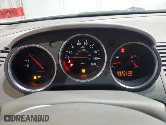 2007 Nissan Maxima SE with VIN 1N4BA41E37C818117, listed as a Copart auction lot 60942755 with 136,901 mi miles and Clean title. Bid and sale history available at DreamBid. Image 9.