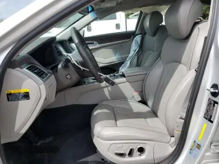 2017 Genesis G80 3.8L with VIN KMHGN4JE4HU195568, listed as a Copart auction lot 73215344 with 46,976 mi miles and Non Repairable. Bid and sale history available at carsss.com. Image 7.