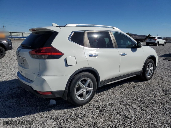 2017 Nissan Rogue S with VIN KNMAT2MVXHP520836, listed as a Copart auction lot 46544155 with 105,767 mi miles and Salvage Title. Bid and sale history available at carsss.com. Image 3.