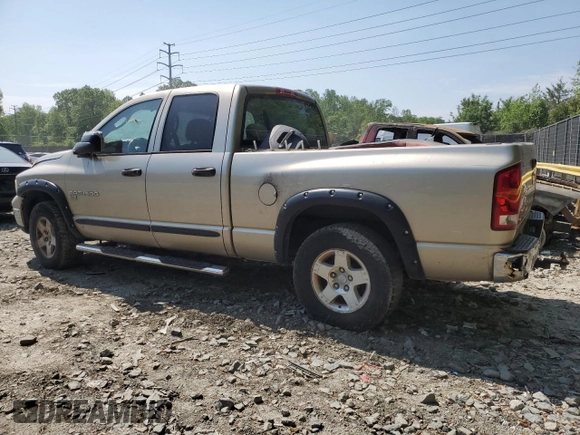 2005 Dodge 1500 SLT with VIN 1D7HU18D65J614921, listed as a Copart auction lot 51922855 with Not Provided miles and Salvage Title. Bid and sale history available at DreamBid. Image 2.